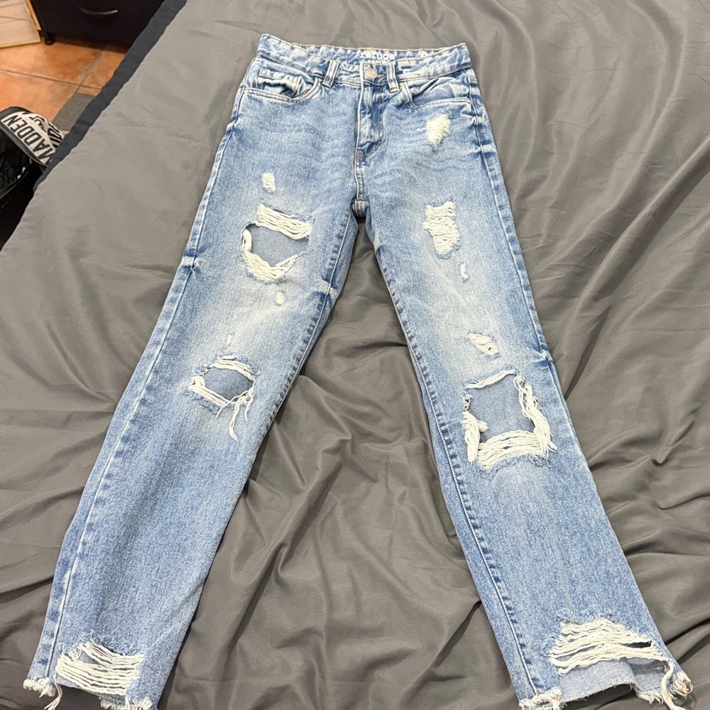 ✨ Refugé Vintage High-Rise Straight Jeans | Size 0 ✨ - Picture 5 of 5